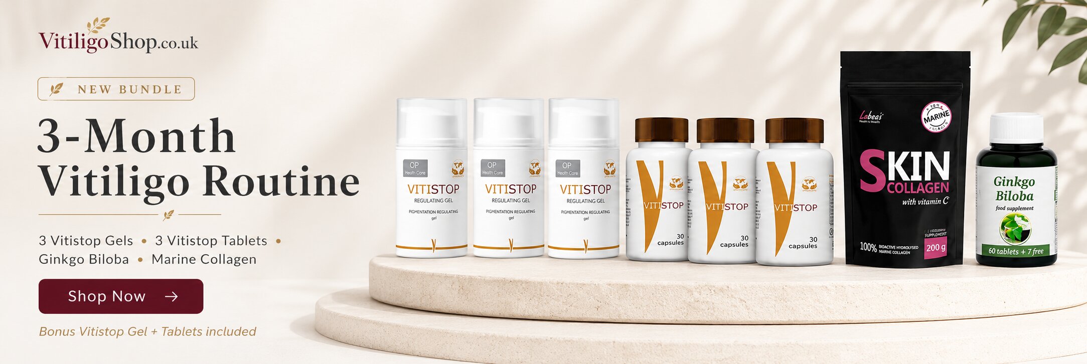 Vitiligo 3-month bundle 