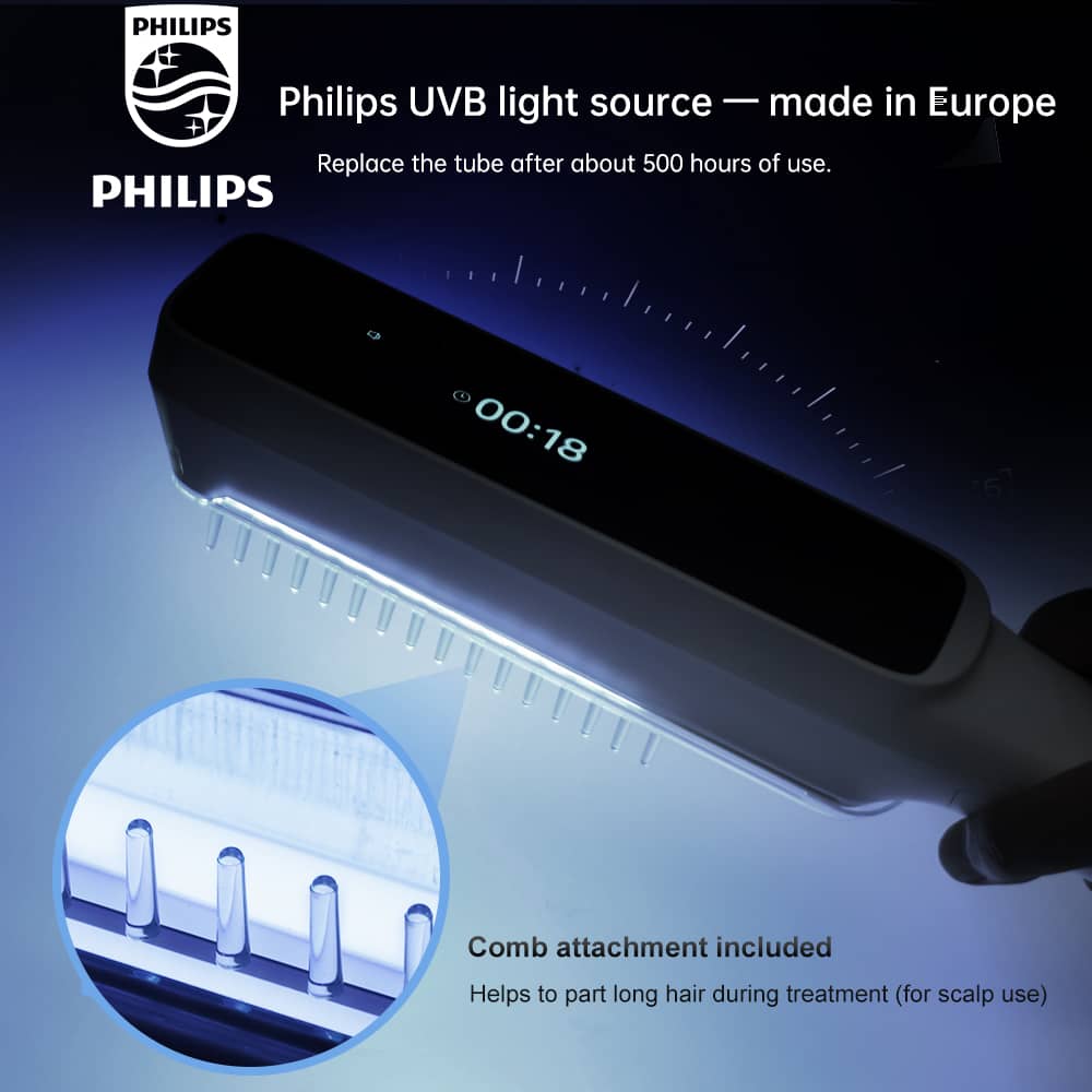 Philips UVB tube detail