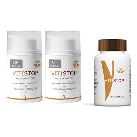 Vitistop Gel and Vitistop tablets for a vitiligo skincare routine