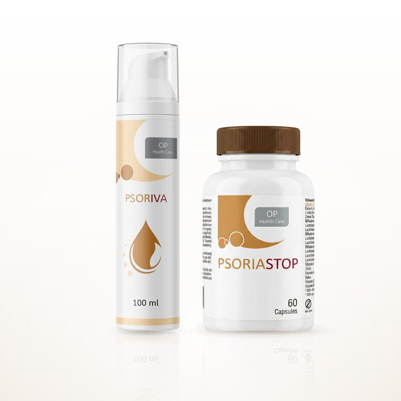 Psoriva Oil 100 ml + PsoriaStop 60 Capsules – Psoriasis Skin Care Set